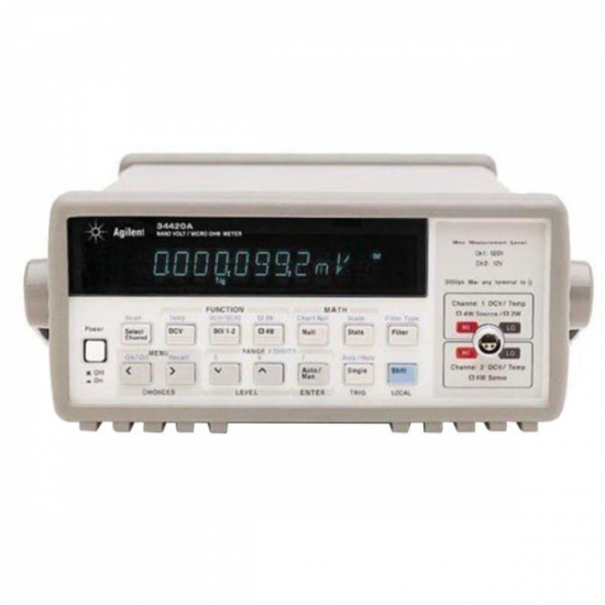 Agilent 34420A цифровой нановольтметр/микроомметр, 7½ разрядов
