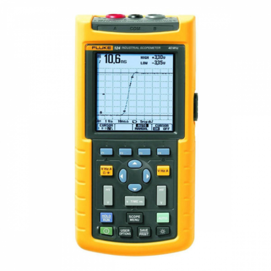 Fluke 124 осциллограф промышленный портативный 40 МГц
